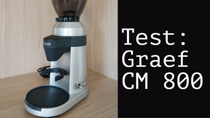 test Graef Kaffeemühle CM 800 testbericht elektrische Kaffeemühle Graef CM 800